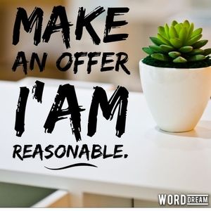 Please make an offer